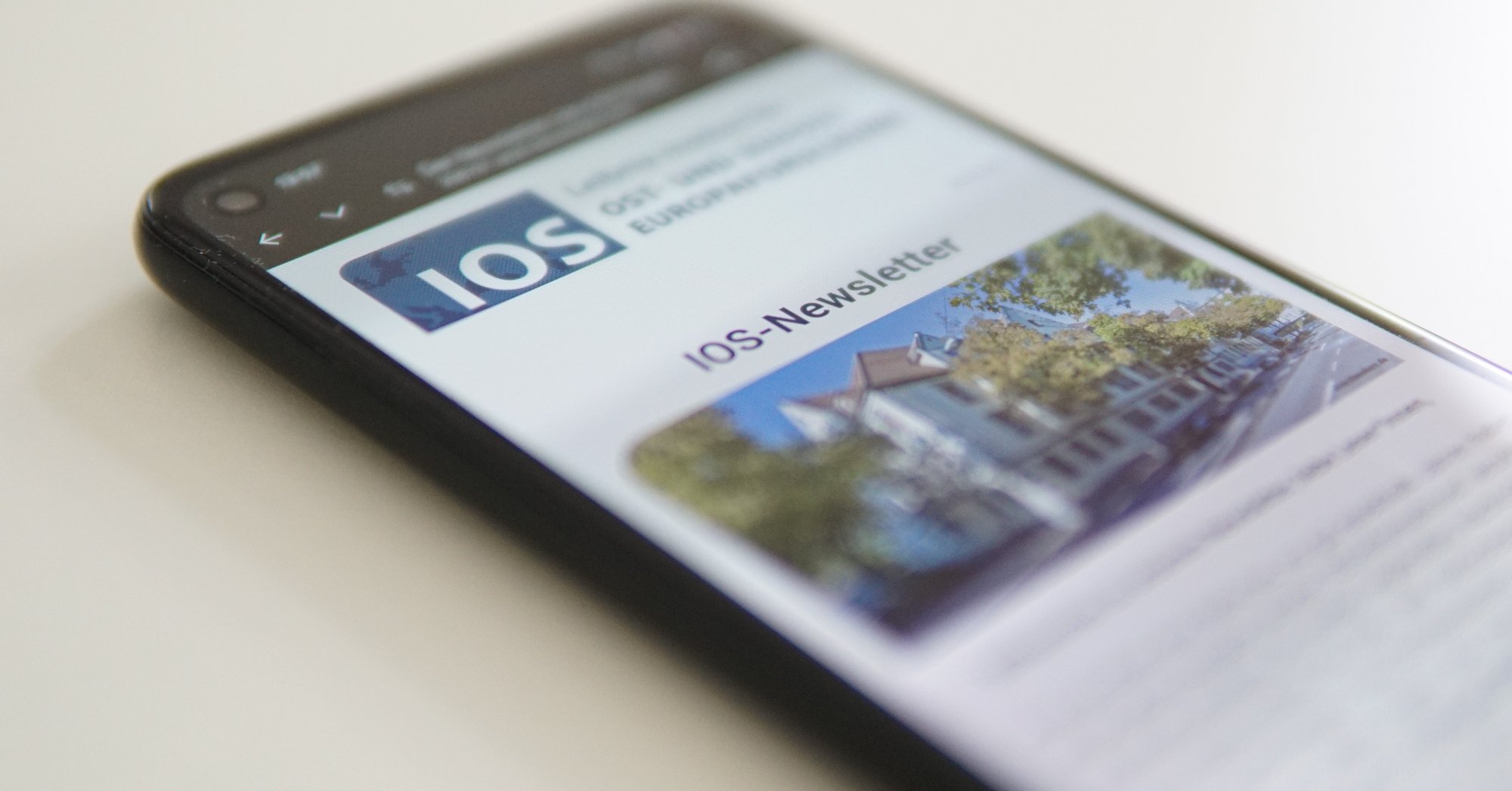 Der Newsletter des IOS